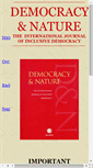 Mobile Screenshot of democracynature.org